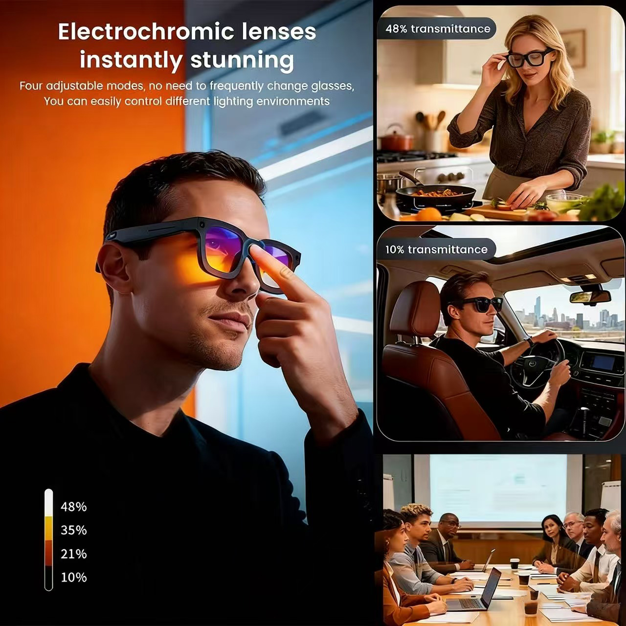 Smart Glasses Lens - 2026 AI 스마트 안경: AI 음성